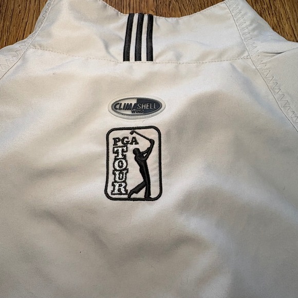 VTG y2k Adidas Golf Michelob Ultra 1/4 Zip Windbreaker Jacket Mens M PGA Tour - Picture 10 of 12